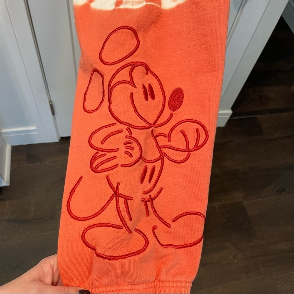 MICKEY MOUSE GENUINE MOUSEWEAR TIE-DYE JOGGER PANTS FOR ADULTS DISNEY SIZE XL - Picture 4 of 9